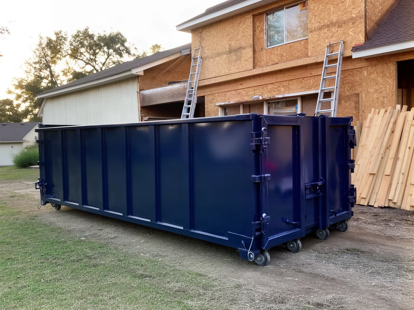 Roll-off dumpster from 3 Guys Dumpster Company in New Smyrna Beach, FL